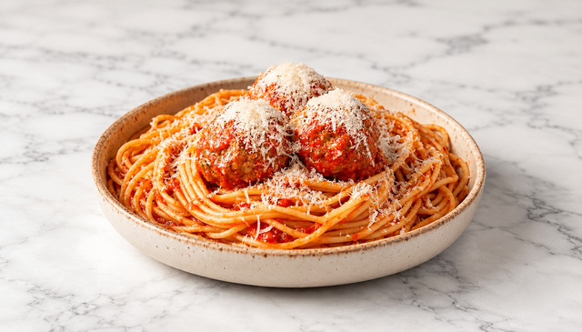 Meatballs Marinara.