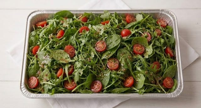 Mixed Greens Salad Tray (10 servings).