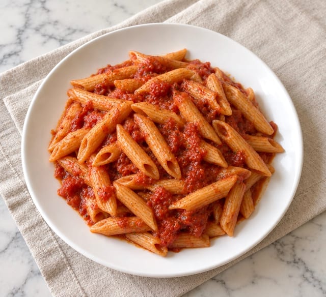 HAPPY HOUR Pasta Marinara.