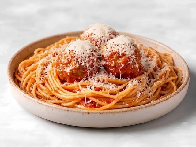 Meatballs Marinara.