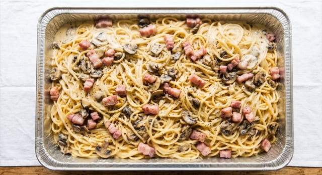 Carbonara Tray (12-15 servings).