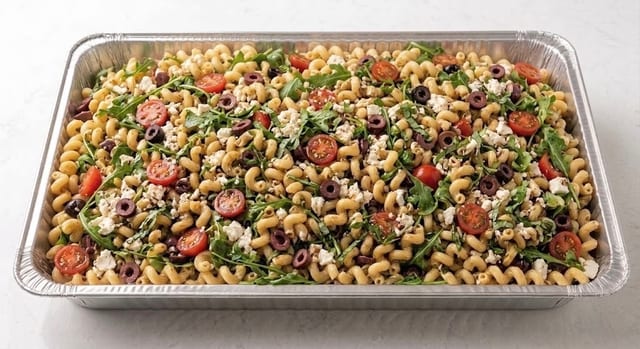 Feta Pasta Salad Tray (12-15 servings).