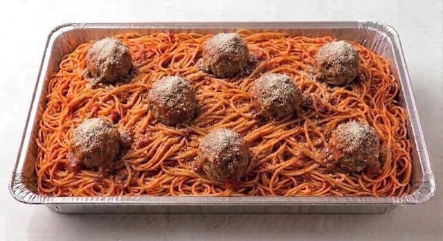 Meatballs Marinara Tray (12-15 servings).