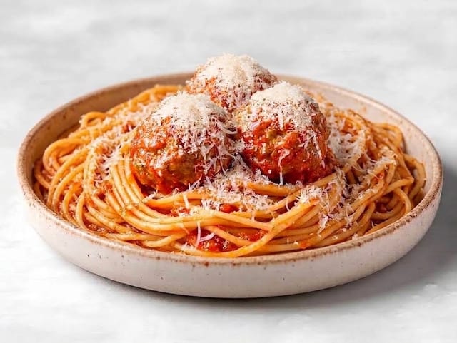 Meatballs Marinara.