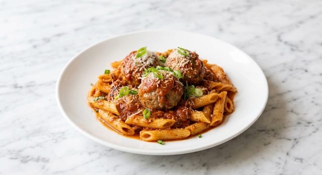 Gluten Free Meatballs Marinara.