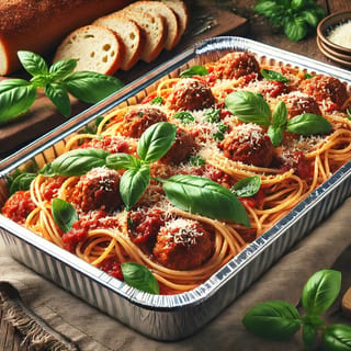 Meatballs Marinara Tray (12-15 servings)